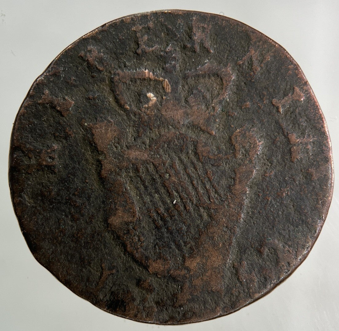 1752 Irish Half - Penny Coin | Collectable Grade