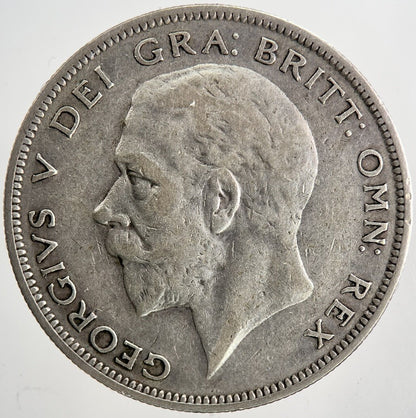 1928 George V Half - Crown Silver Coin | Fine Collectable Grade | a9151