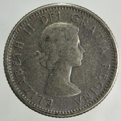 1960 Canada 10 Cents Silver Coin | Fine Collectable Grade