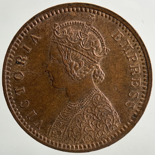 1892 India 1/12 Anna Coin | Very Fine Grade