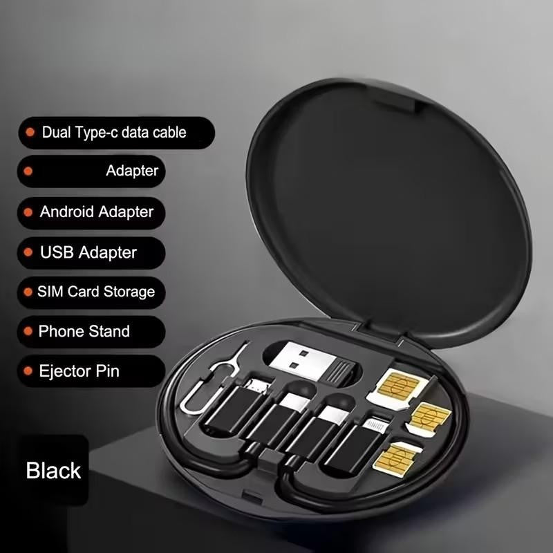 5 in 1 Charging Kit Multiple Adapters Type C/A/Micro/Lightning iPhone Samsung