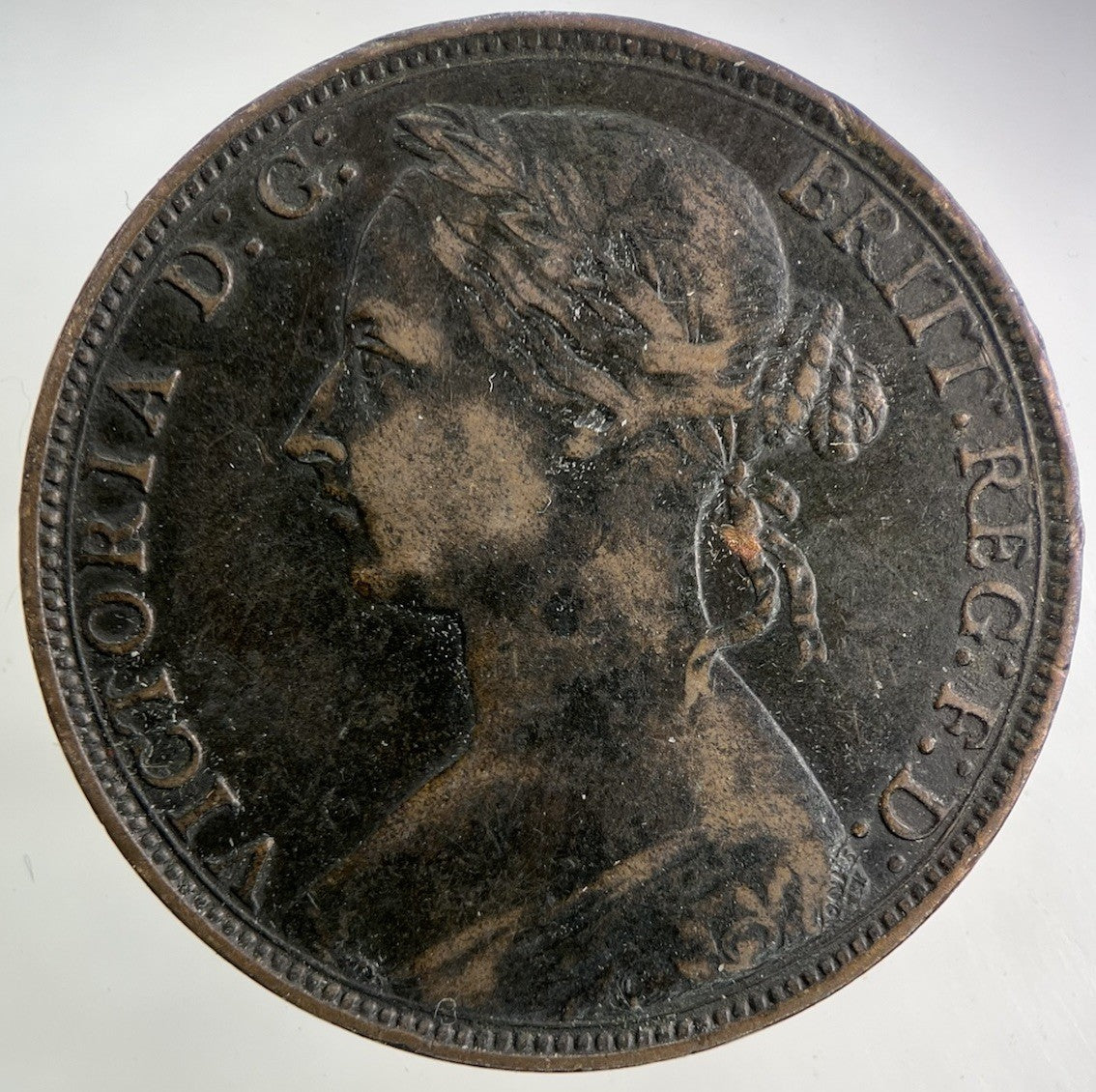 1883 Victoria One Penny Coin | Fine Collectable Grade