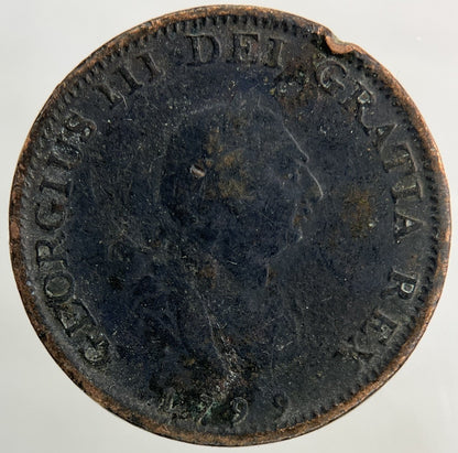 1799 George III 3rd Farthing Coin | Collectable Grade