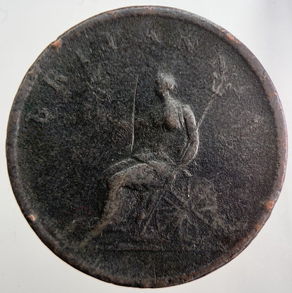 1806 George 3rd III Half - Penny British Coin | Collectable Grade | a7536