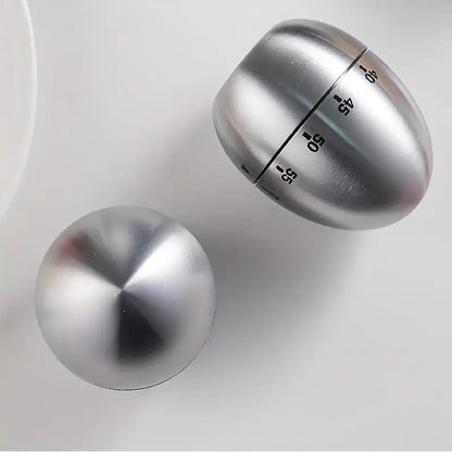 Egg - Shaped Kitchen Cooking Timer 60 minutes No Battery Required Gift UK