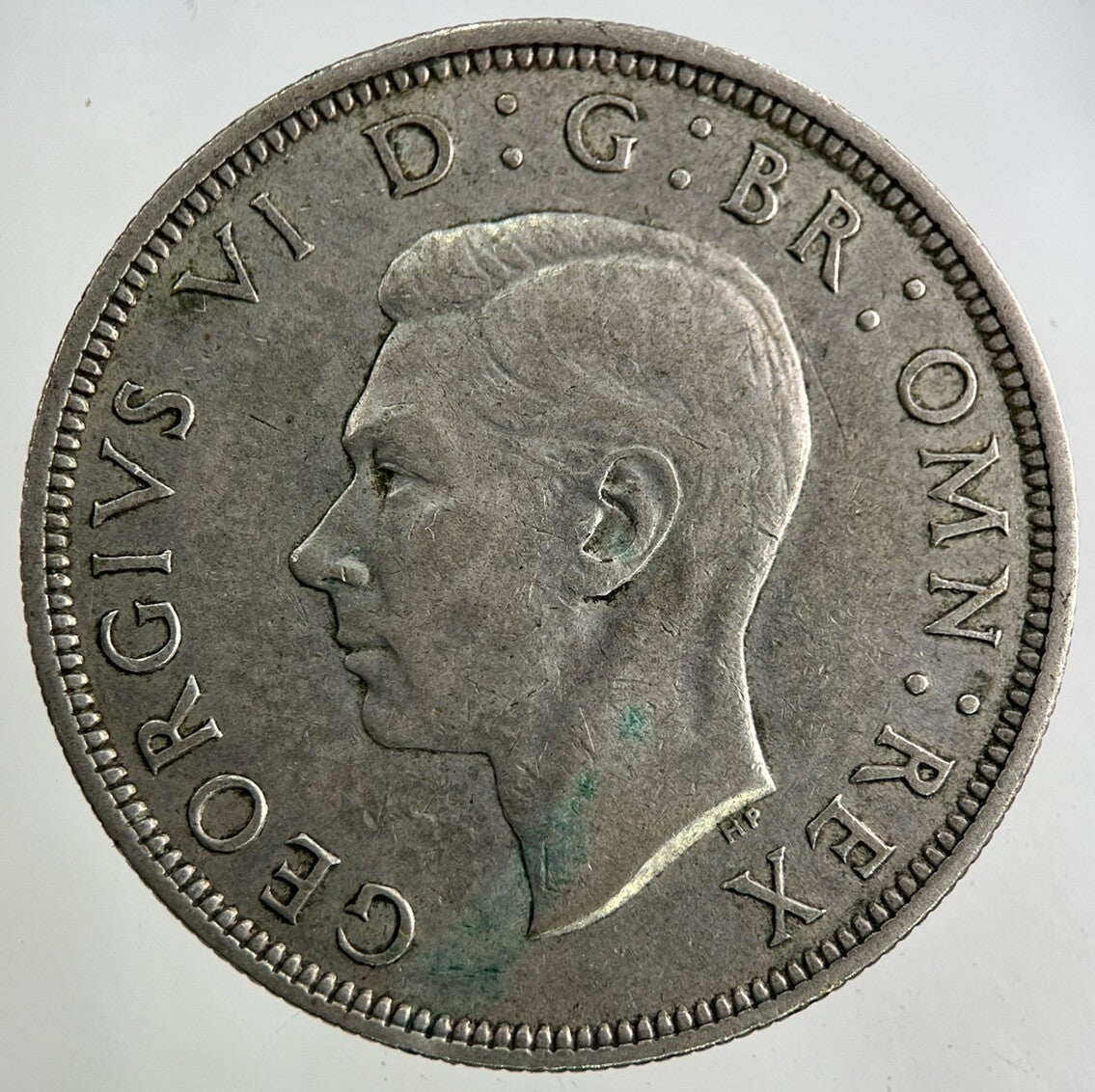 1939 George VI Half - Crown Silver Coin | Fine Collectable Grade