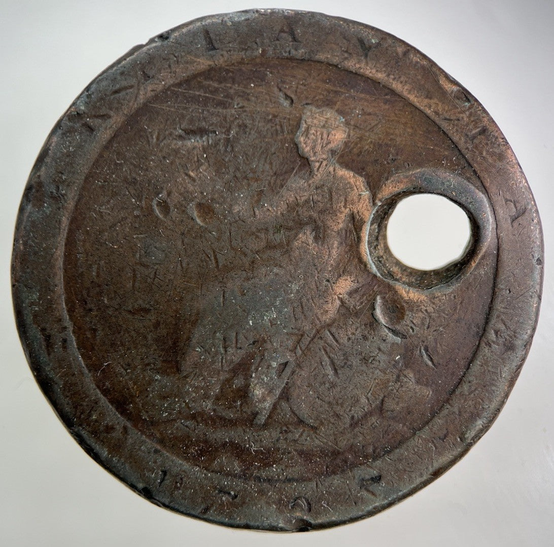 1797 George III 3rd Cartwheel One Penny Coin | Fair Grade