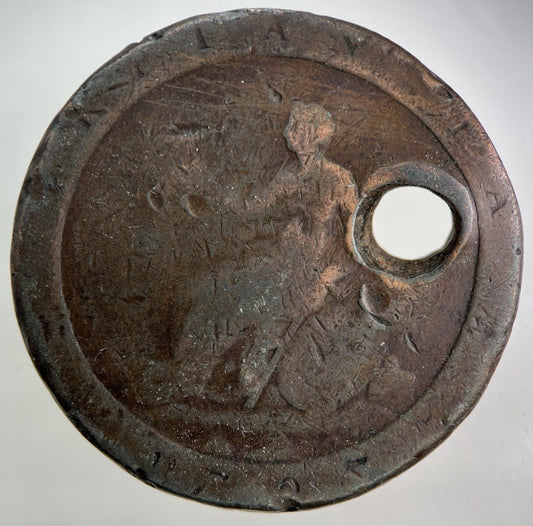 1797 George III 3rd Cartwheel One Penny Coin | Fair Grade