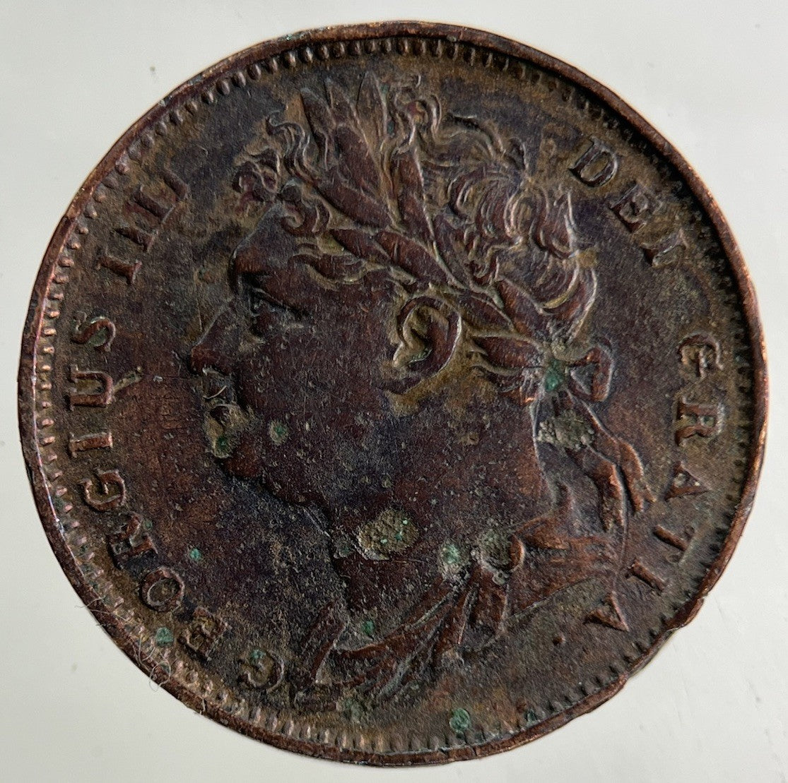 1821 George IV Farthing Coin | Very High Grade