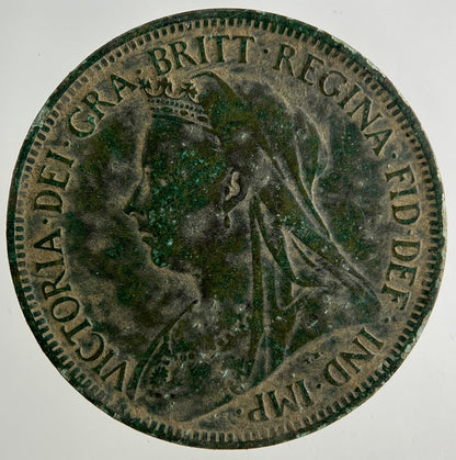 1896 Victoria Half - Penny Coin | Fine Collectable Grade