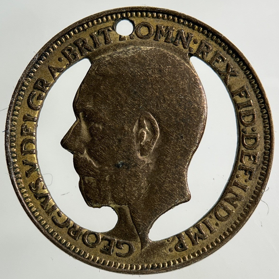 1925 Modified George V Farthing Coin | Collectable Grade