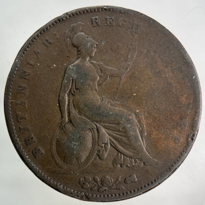 1853 Victoria One Penny Coin | Collectable Grade