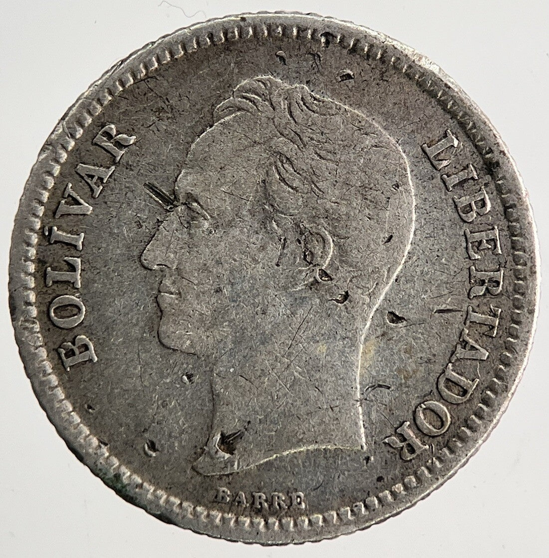 1958 Venezuela 25 Centimos Silver Coin | Fine Collectable Grade | a9670