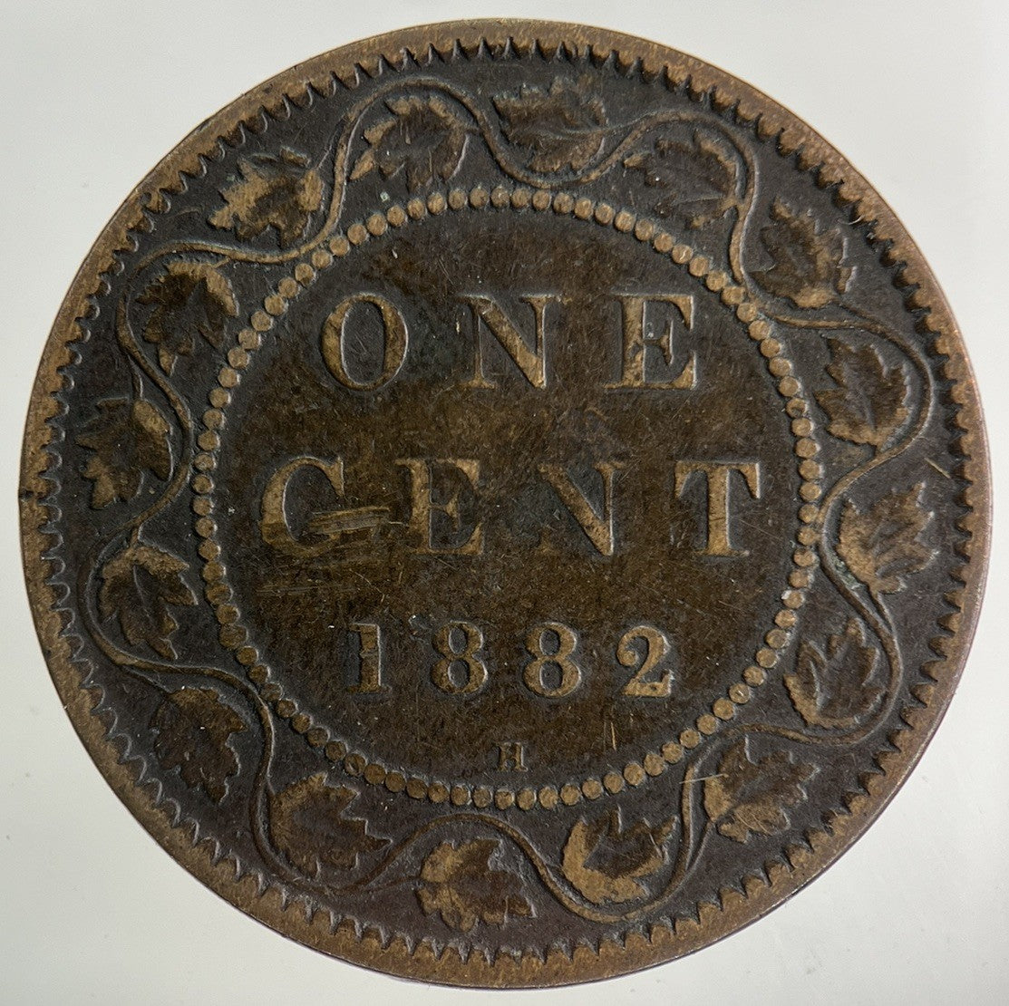 1882 - H Canada One Cent Coin | Collectable Grade
