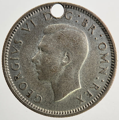 1941 George VI British Sixpence Silver Coin | Fine Collectable Grade | a9531