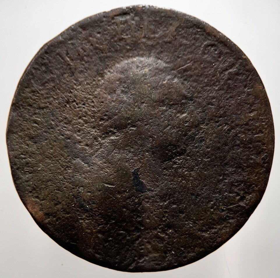 1799 George 3rd III Half - Penny British Coin | Worn Grade