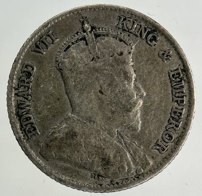 1903 Hong Kong 10 Cents Silver Coin | Fine Collectable Grade