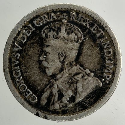 1917 Canada 5 Cents Silver Coin | Fine Collectable Grade