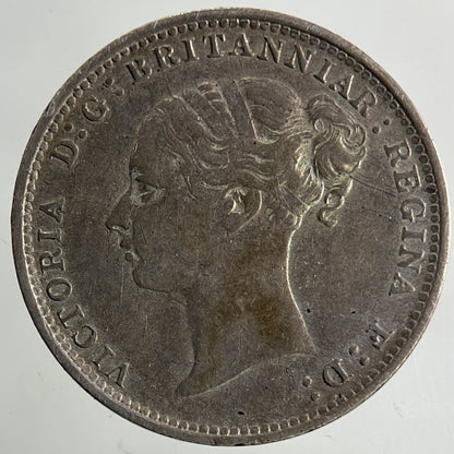 1885 Victoria Threepence Silver Coin | Very High Grade