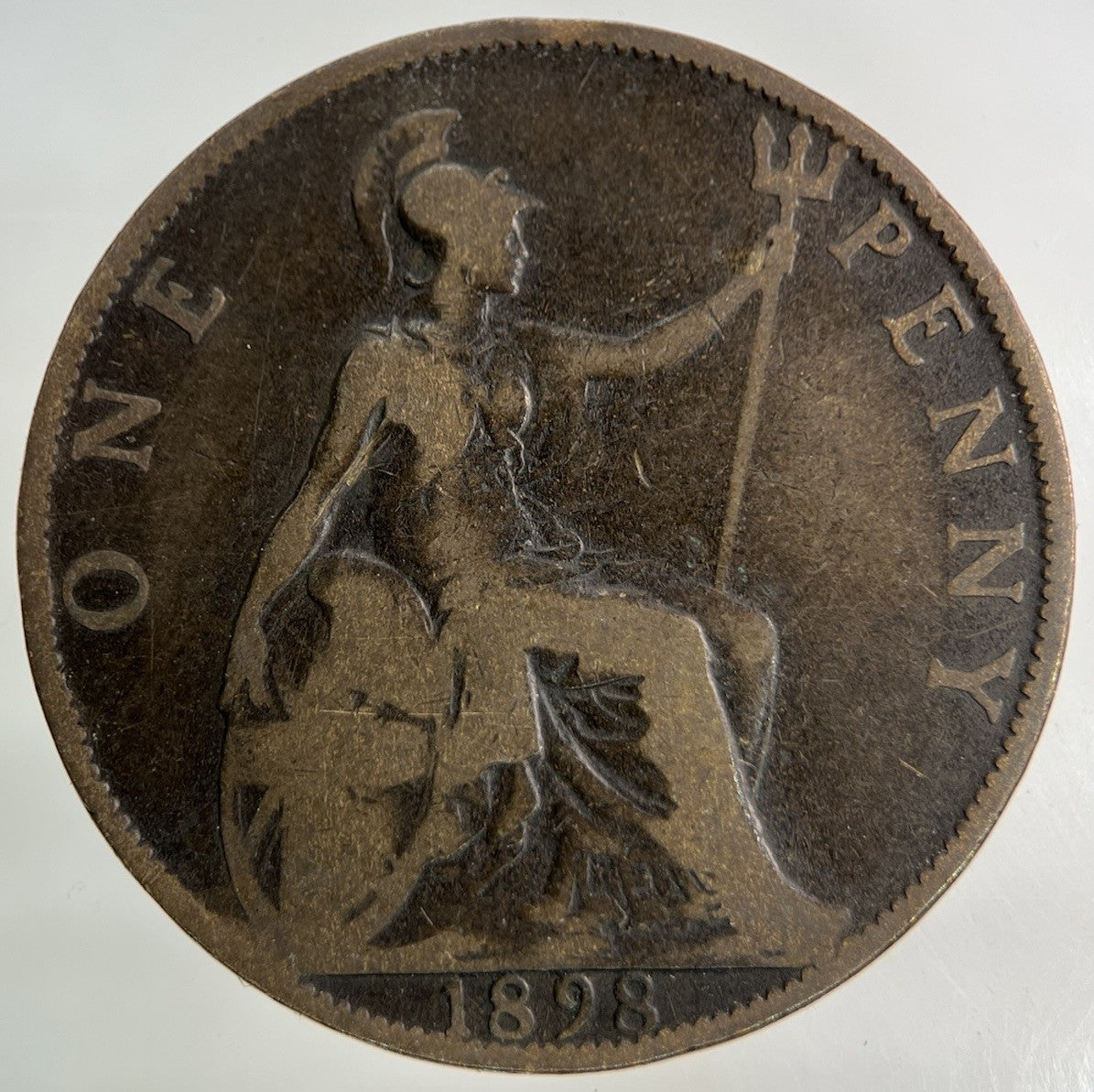 1898 Victoria One Penny Coin | Collectable Grade