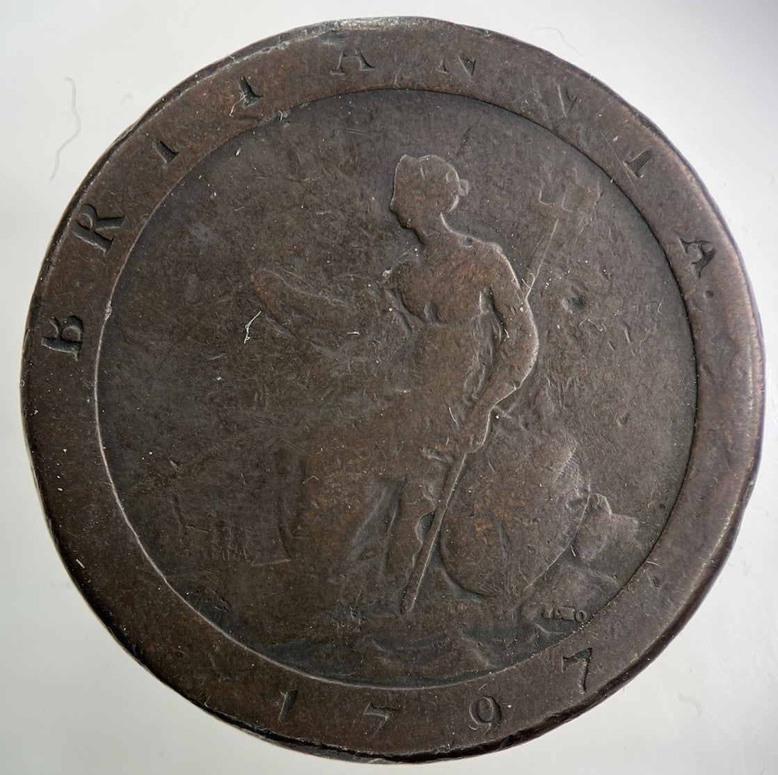 1797 George III 3rd Cartwheel One Penny Coin | Collectable Grade
