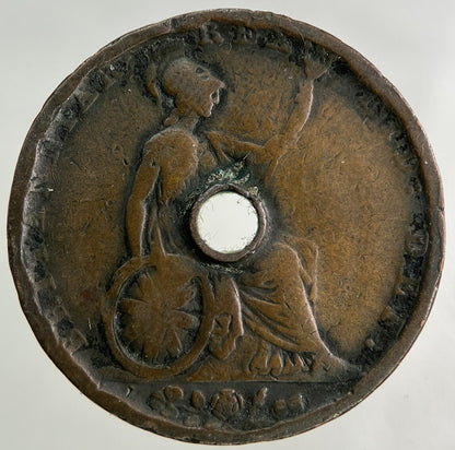 1827 George IV Half - Penny Coin | Collectable Grade