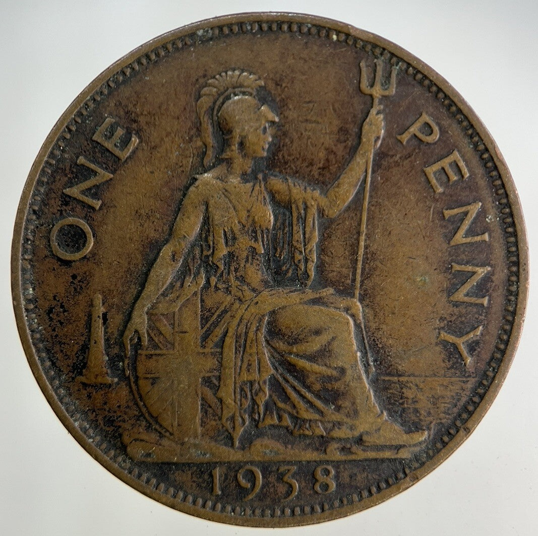 1938 George VI One Penny Coin | Fine Collectable Grade