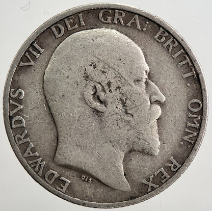 1906 Edward VII Shilling British Silver Coin | Collectable Grade