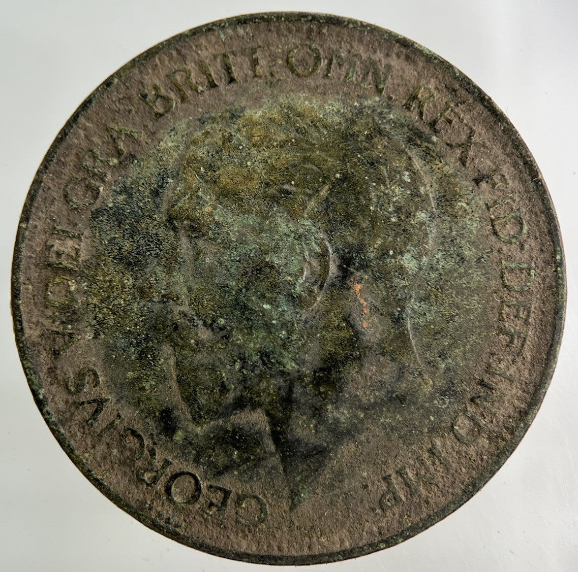 1927 George V One Penny Coin | Fine Collectable Grade
