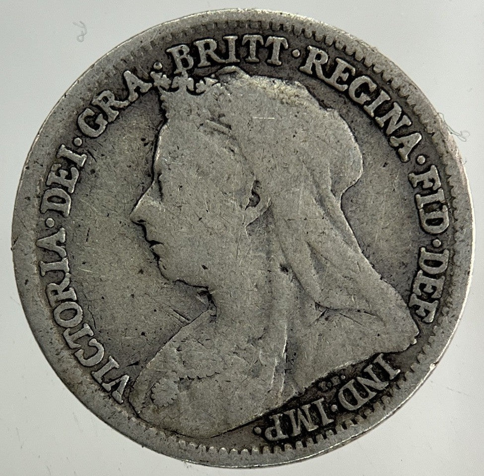 1897 Victoria Threepence Silver Coin | Collectable Grade