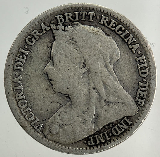 1897 Victoria Threepence Silver Coin | Collectable Grade