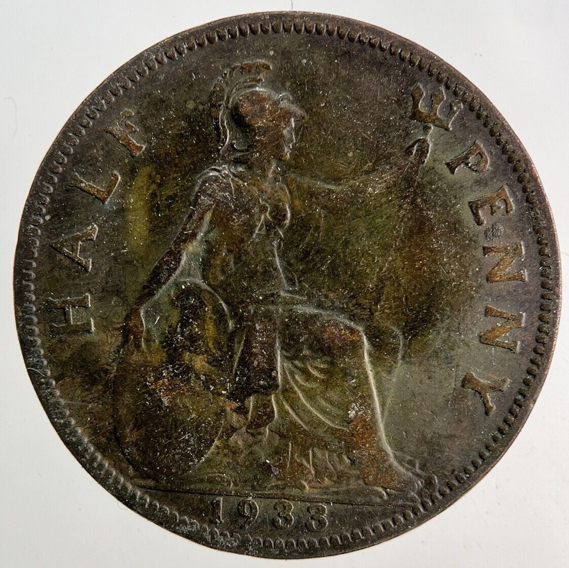 1933 George V Half - Penny Coin | Collectable Grade
