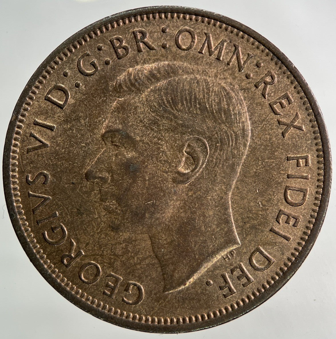 1949 George VI One Penny Coin | Very High Grade