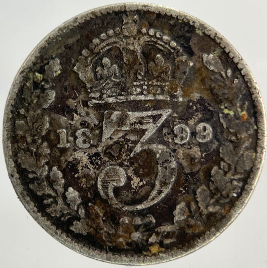 1899 Victoria Threepence Silver Coin | Collectable Grade