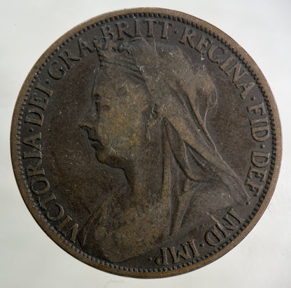 1897 Victoria One Penny Coin | Collectable Grade