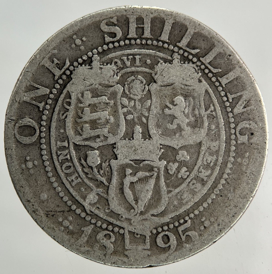 1895 Victoria Shilling Silver Coin | Collectable Grade