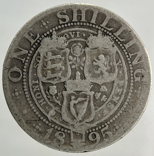 1895 Victoria Shilling Silver Coin | Collectable Grade