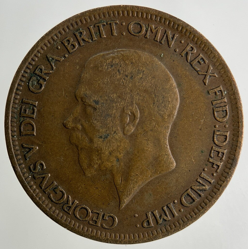 1929 George V Half - Penny Coin | Fine Collectable Grade