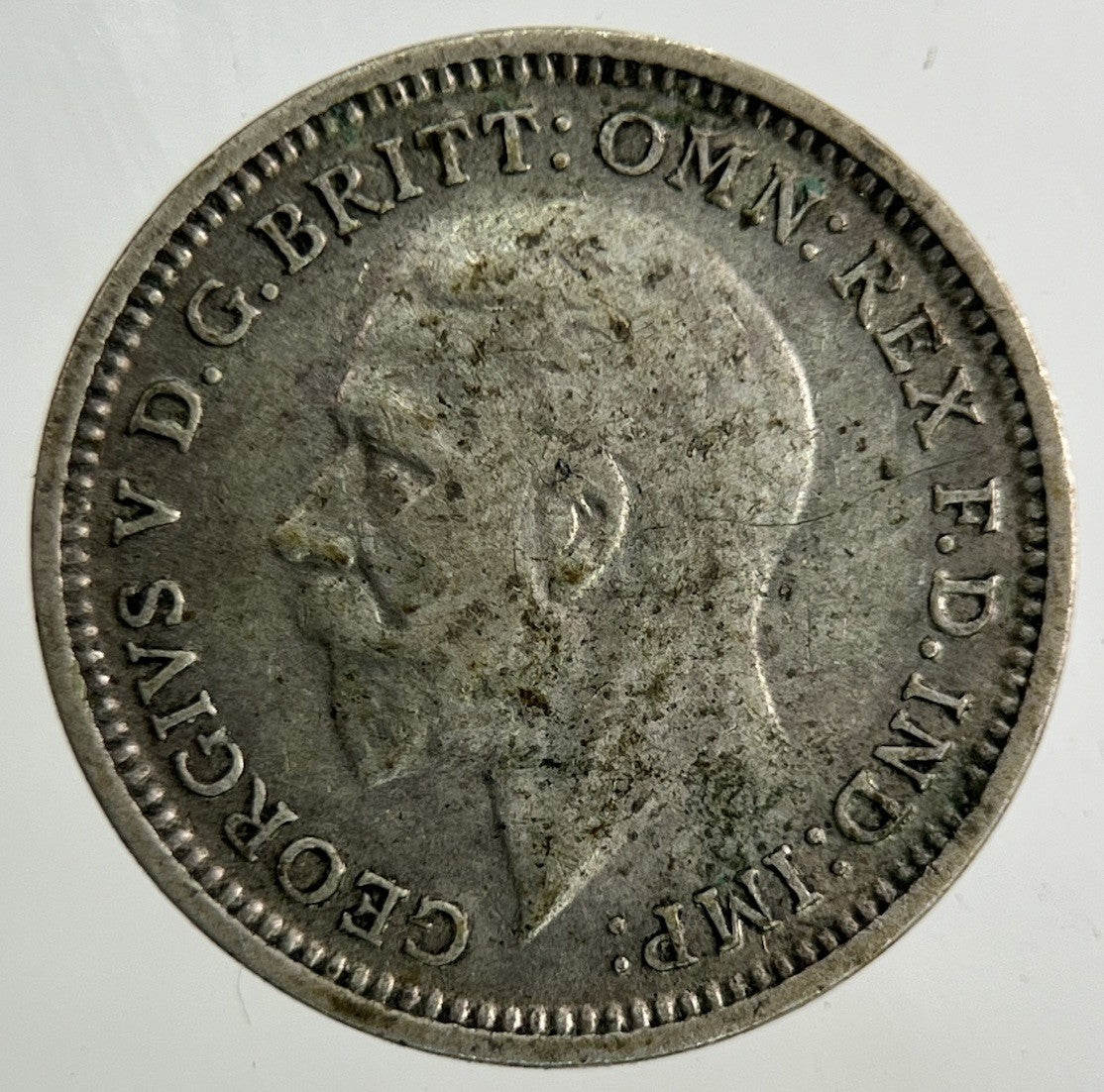 1933 George V Threepence Silver Coin | Fine Collectable Grade
