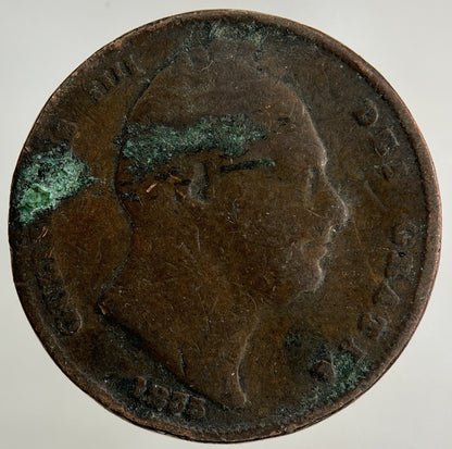 1835 William IV Farthing Coin | Collectable Grade
