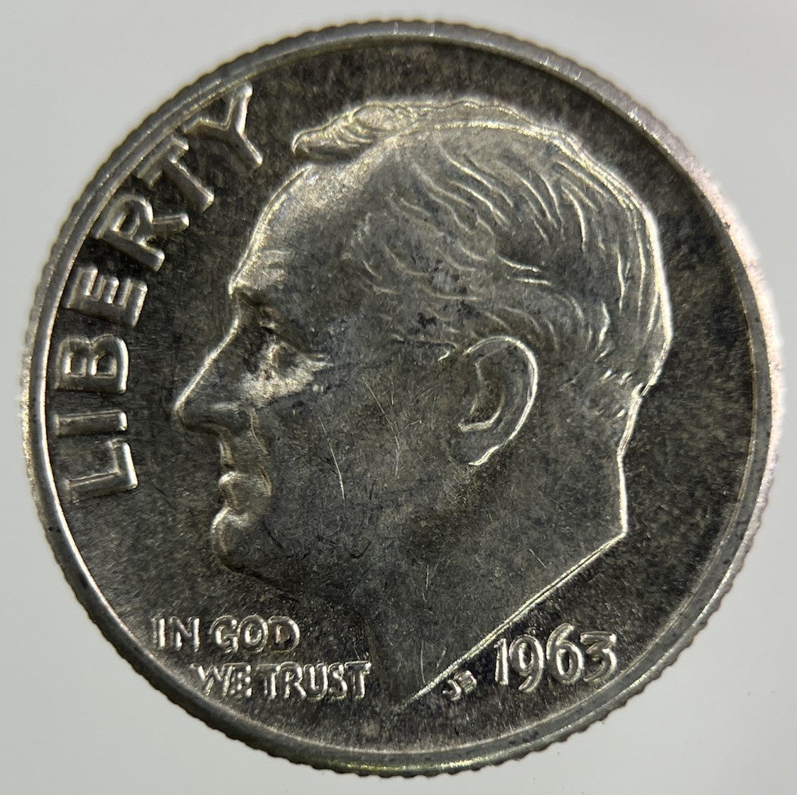 1963 US USA Roosevelt Dime Silver Coin | Fine Collectable Grade