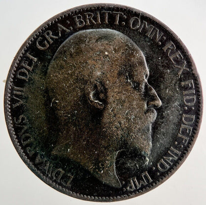 1902 Edward VII Half - Penny Coin | Collectable Grade