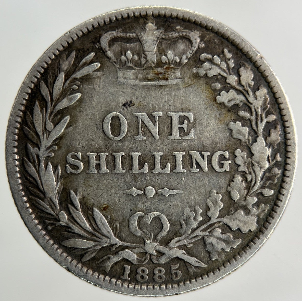 1885 Victoria Shilling Silver Coin | Fine Collectable Grade