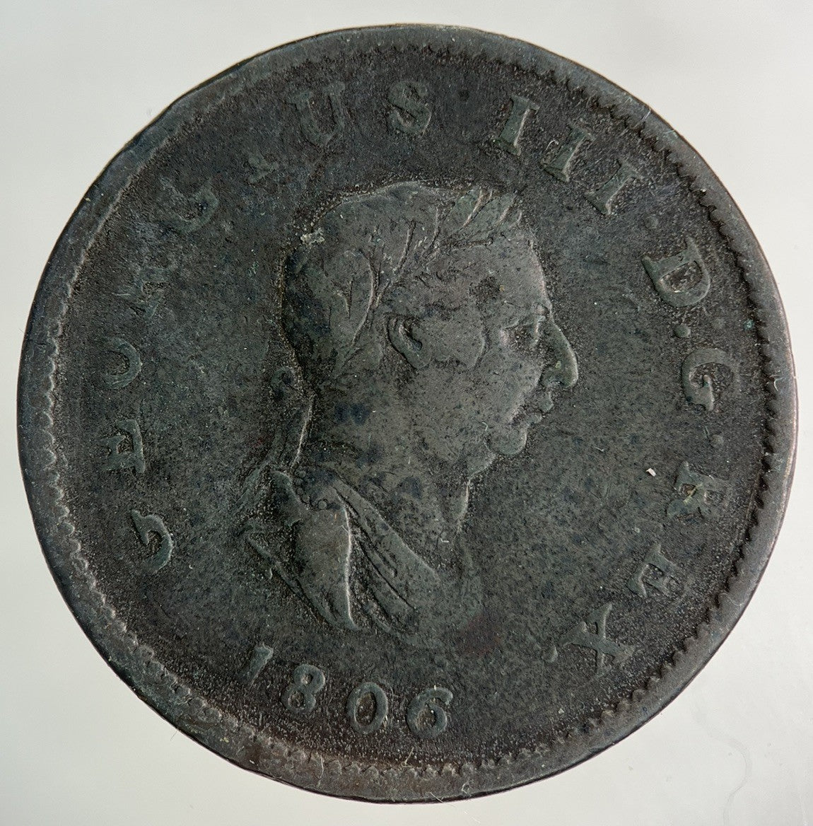 1806 George III 3rd Half - Penny Coin | Collectable Grade