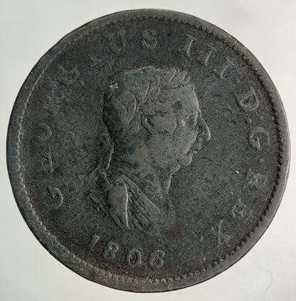 1806 George III 3rd Half - Penny Coin | Collectable Grade