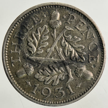 1931 George V Threepence Silver Coin | Collectable Grade