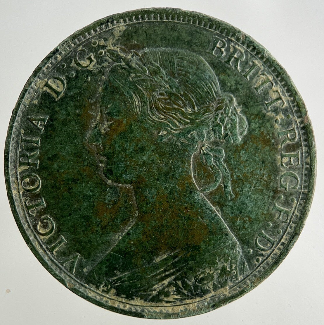 1862 Victoria Half - Penny Coin | Fine Collectable Grade