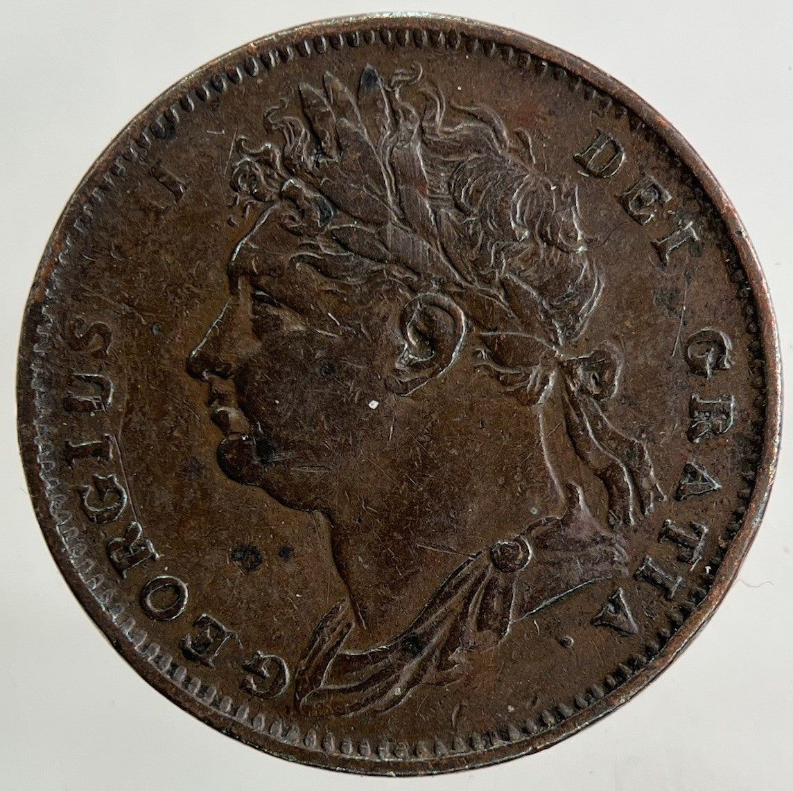 1825 George IV Farthing Coin | Fine Collectable Grade
