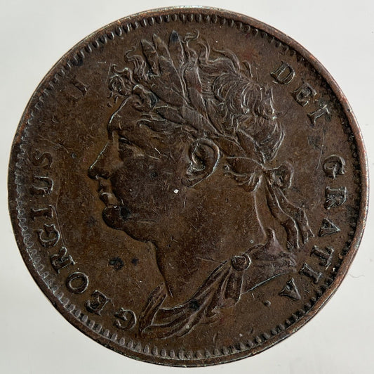 1825 George IV Farthing Coin | Fine Collectable Grade
