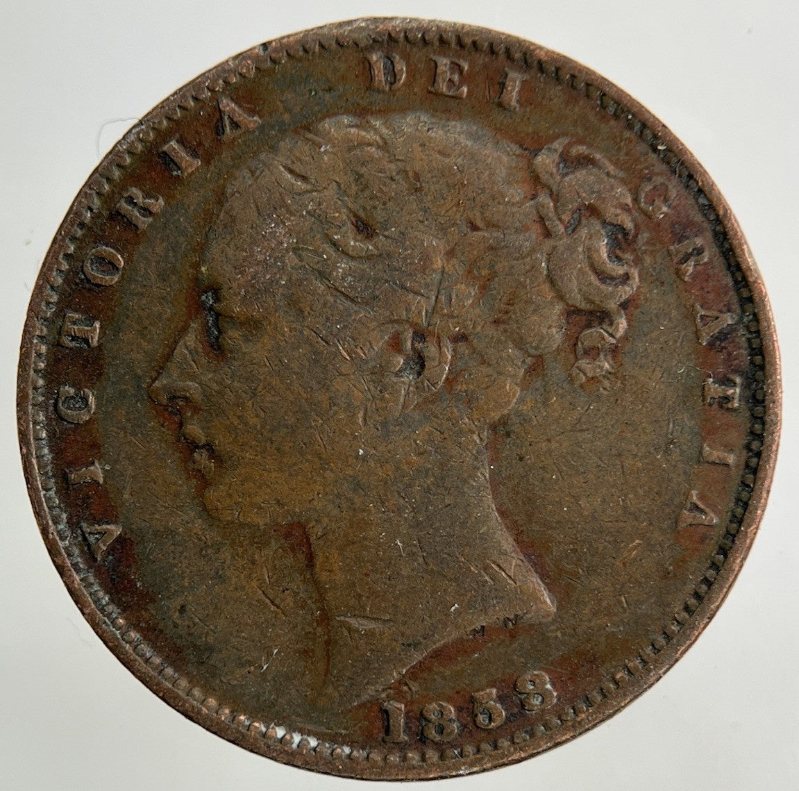 1858 Victoria Farthing Coin | Collectable Grade